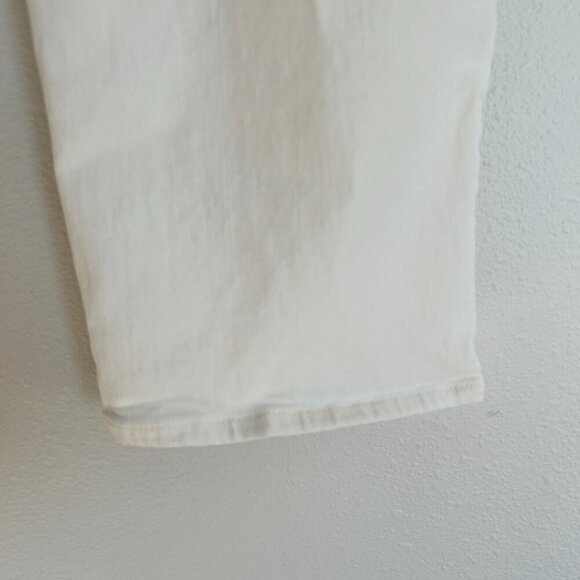 Madewell Jeans 33P White Perfect Vintage High Rise Ankle Denim Stretch - Picture 7 of 10